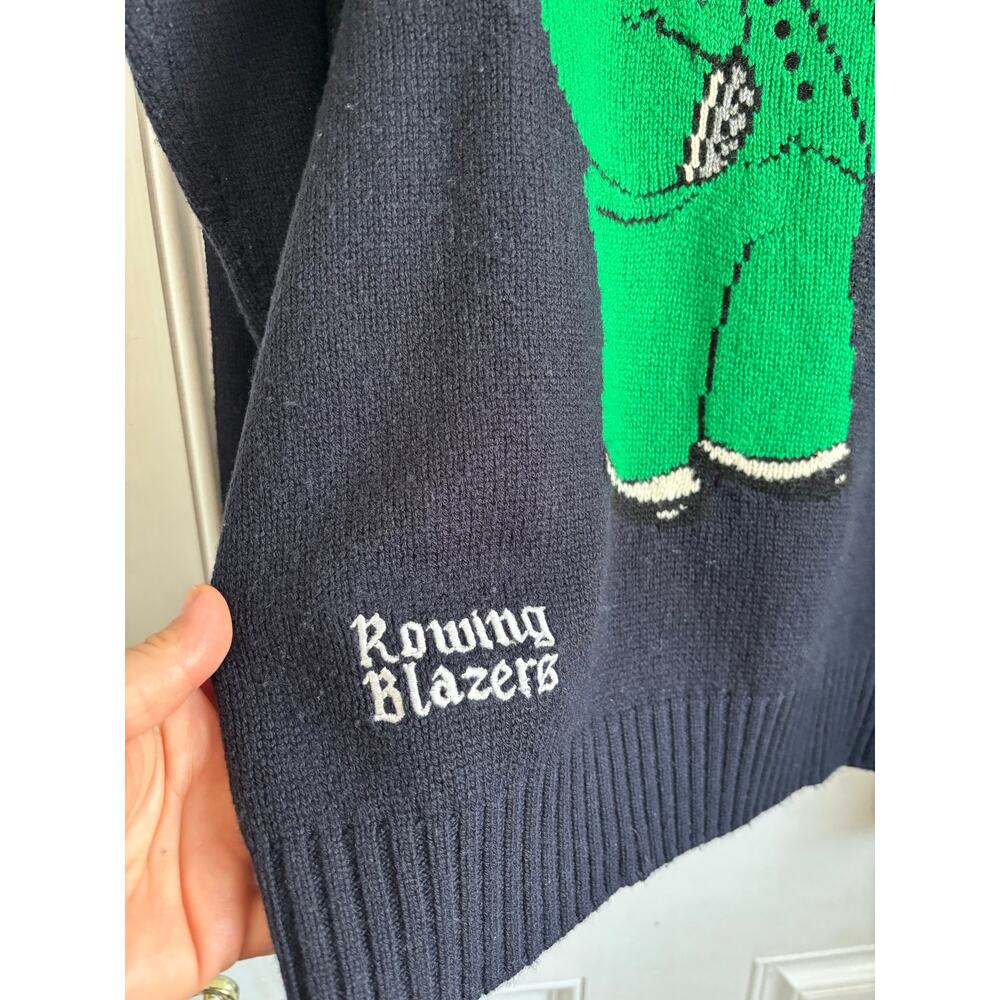 Rowing Blazers x Babar limited edition cashmere blend unisex sweater size small - Picture 3 of 9